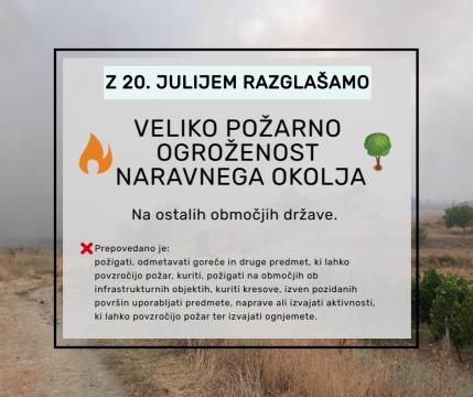 Zelo velika požarna ogroženost 2